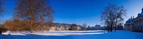 Pillnitz Palace Park in winter