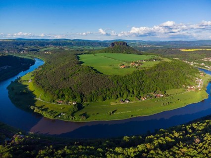 Lilienstein in the Elbe Arch in Saxon Switzerland