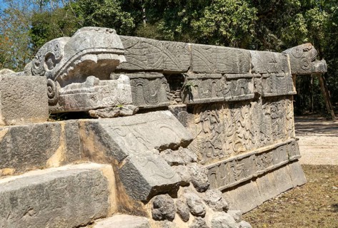 Platform of Venus, Chichen Itza, Mayan ruins, Yucatan, Mexico, Central America