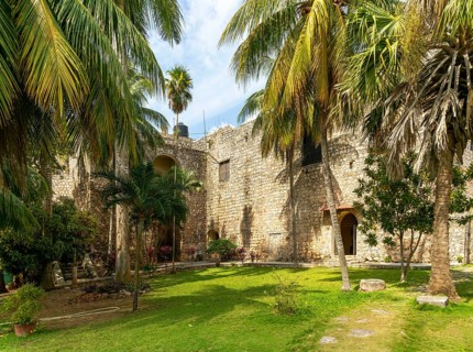 Convent of San Bernardino of Sienna, Valladolid, Yucatan, Mexico, Central America