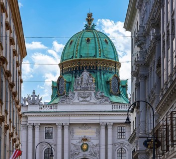 Dome of the Vienna Stronghold, Michaelerplatz, Vienna, Austria, Europe