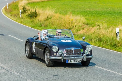 A drive for vintage vehicles. Skilful handling of the vehicle, finding the route by means of the