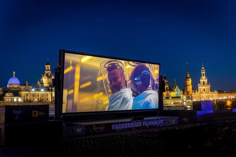The Film Nights on the banks of the Elbe are Germany's largest open-air cinema festival. They have