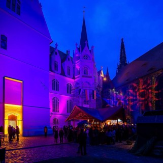 Medieval market at the Albrechtsburg in Meissen