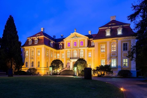 Baroque Rammenau Castle, Rammenau Castle in Rammenau near Bischofswerda in the district of Bautzen