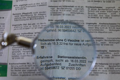 In many advertisements in the daily newspapers, strikingly similar job applications from employees
