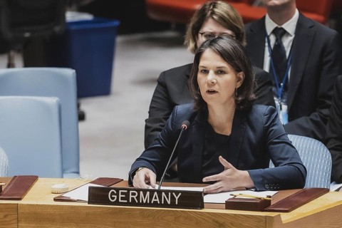 Annalena Bärbock (Bündnis 90 Die Grünen), Federal Minister for Foreign Affairs, photographed at the