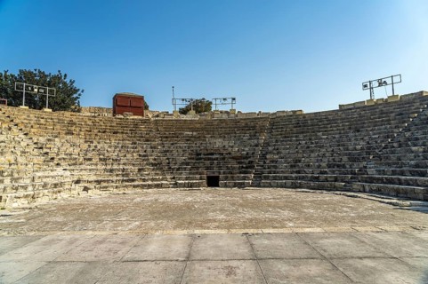 The Greco-Roman Theatre in the Ancient City of Kourion, Episkopi, Cyprus, Europe