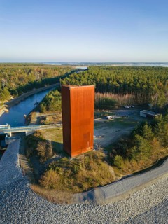 Rusty nail, Lusatian Lakeland landmark