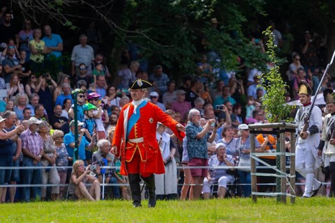 Battle reenactment