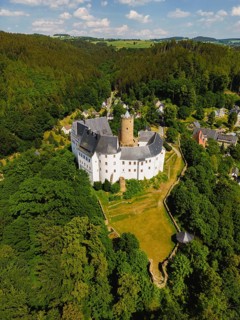 Scharfenstein Castle in the Ore Mountains
