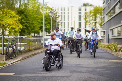 Prominent guests at the Active for Rare Diseases fundraising run