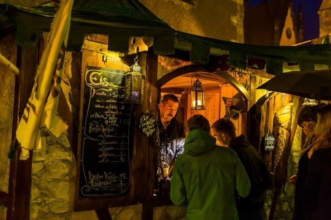 Medieval market at the Albrechtsburg in Meissen