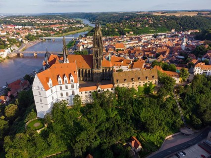 Albrechtsburg Castle in Meissen is one of the most famous late Gothic architectural monuments and