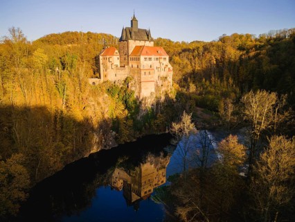 Kriebstein Castle is a castle founded in the 14th century in the municipality of Kriebstein of the