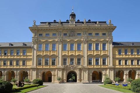 Baroque princely building of the Juliasspital, palace, Würzburg, Lower Franconia, Franconia,