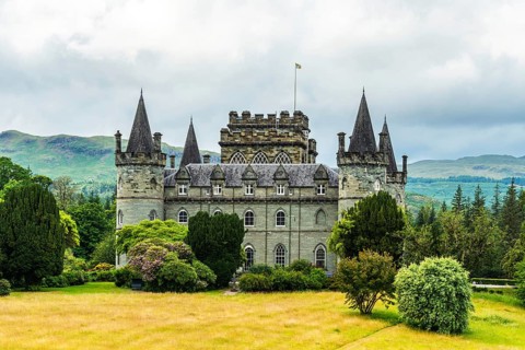Inveraray Castle, Clan Campbell, Loch Fyne, Argyll, Scotland, UK