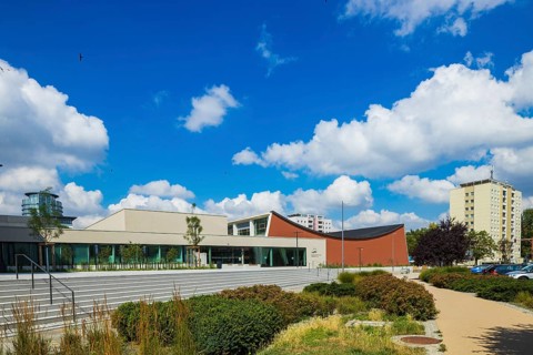 Swimming and diving hall Freiberger Platz