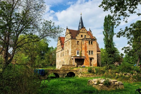 Oberau Castle is a moated castle located in the village of Oberau, municipality of Niederau, in