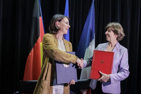Annalena Bärbock (Bündnis 90 Die Grünen), Federal Minister for Foreign Affairs, and Catherine