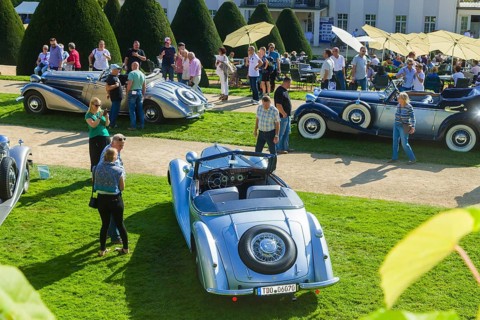 DEU Sachsen Radebeul (Â© Sylvio Dittrich +49 1772156417) Concours d'Elégance The classic car show