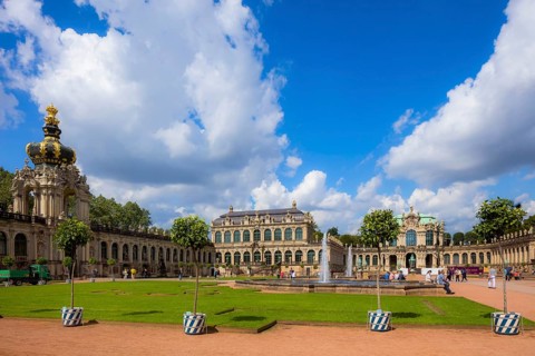 The Zwinger in Dresden is one of the most famous baroque buildings in Germany And it houses museums