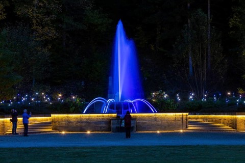 The Saxon State Spa Bad Elster has installed an impressive lighting system. A fascinating world of