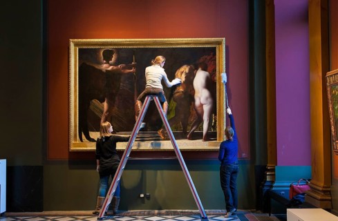 Major cleaning with the New Masters at the Albertinum