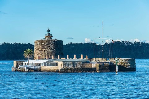 Lighthouse in Sydney harbour, Sydney, New South Wales, Australia, Oceania