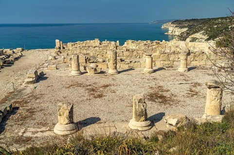 Ruins of the ancient Greek-Roman city of Kourion, Episkopi, Cyprus, Europe