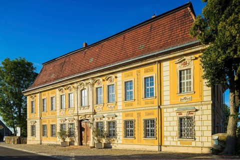 Built around 1709 in the style of a large manor house, the hunting lodge - often referred to as a
