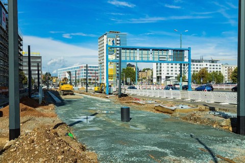 The Bahnhofstrasse Brückenstrasse intersection will be redesigned by summer 2021. In the process,