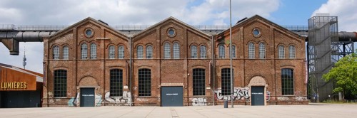 Phoenix des Lumières, art exhibition in the former industrial hall, Phoenix-West, Hörde, Dortmund,