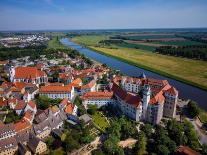 Torgau with Hartenfels Castle
