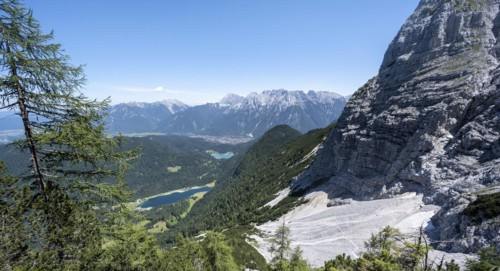 Ferchensee and Lautersee, Karwendel, Bavaria, Germany, Europe