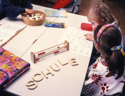 DEU, Germany: The historical slides from the times 80-90s events and persons from politics,