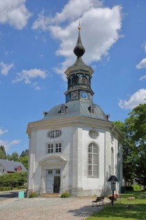 Trinity Church, Carlsfeld, Eibenstock, Westerzgebirge, Ore Mountains, Saxony, Germany, Europe