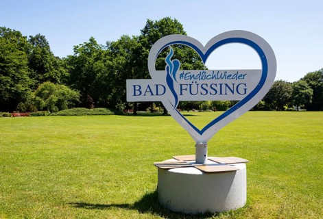 Spa garden, Bad Füssing, Lower Bavaria, Bavaria, Germany, Europe