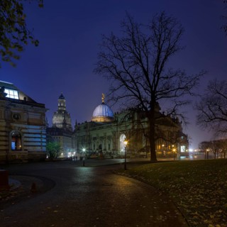The Brühlsche Terrasse is an architectural ensemble and a tourist attraction in Dresden. The