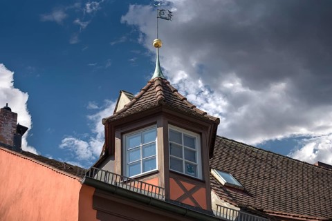 Historic Attic, Weissgerbergasse 21, Nuremberg, Middle Franconia, Bavaria, Germany, Europe