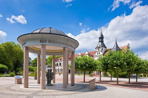 Bad Schmiedeberg Margatethenbrunnen at the spa hotel