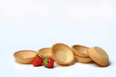 Tartelette, pre-made tartlet base with strawberry