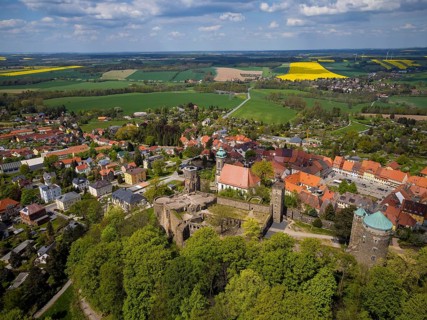 Stolpen Castle, which in its history was converted from a hilltop castle to a palace and later used