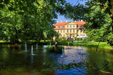 Baroque Rammenau Castle, Rammenau Castle in Rammenau near Bischofswerda in the district of Bautzen