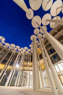 SAB Forum, designed by London-based architects ACME, 165 million euros. The Forum is a column