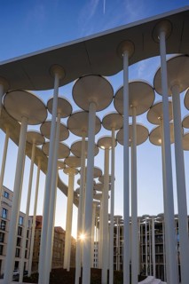 SAB Forum, designed by London-based architects ACME, 165 million euros. The Forum is a column