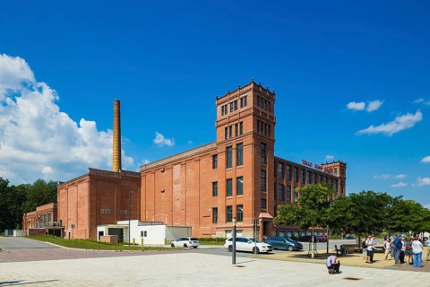 Flöha's new town centre is currently being built on the site of the former cotton mill. In the