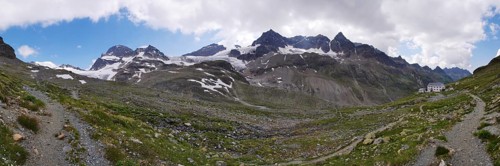 Silvretta main ridge and the