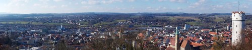 View of Ravensburg from Veitsburg Castle