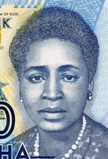 Rose Chibambo (born 1928) on 200 Kwacha 2012 Banknote from Malawi. Prominent politician best known